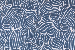 Premier Prints Sinharaja Printed Polyester Outdoor Fabric in Zaffle