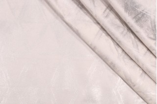 Covington Sunbeam Printed Velveteen Decorator Fabric in 90-Silver