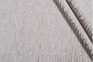 Crypton Lublin High Performance Velvet Upholstery Fabric in Silver