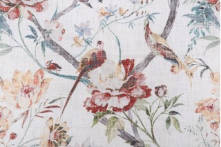 Mill Creek Acworth-Marvy Printed Cotton Drapery Fabric in Primavera