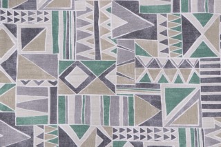 Magnolia Home Xanadu Printed Cotton Drapery Fabric in Jungle 