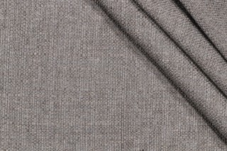 Solid Woven Upholstery Fabric in Smoke