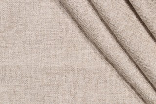 Brady Woven Upholstery Fabric in Flax