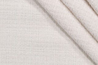 Crypton Lincoln High Performance Woven Chenille Upholstery Fabric in Marshmallow 