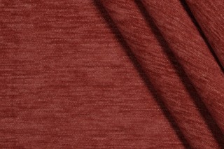 Crypton Tobin High Performance Chenille Upholstery Fabric in Terracotta 