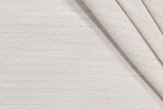 Drift Spot Woven Polyester Outdoor Fabric in Silver