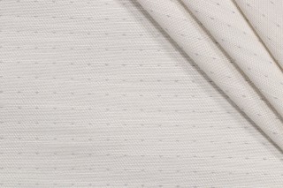 Drift Spot Woven Polyester Outdoor Fabric in Silver