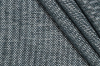 Arman Woven Chenille Upholstery Fabric in Lagoon