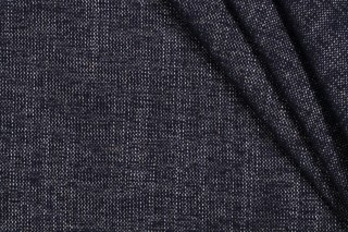 Walsh Woven Chenille Upholstery Fabric in Midnight Blue