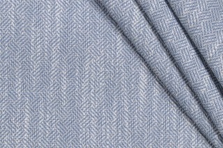Bella Dura Home Catskill Woven High UV Polyester Outdoor Fabric in Chambray