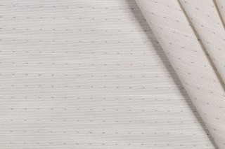Drift Spot Woven Polyester Outdoor Fabric in Silver 