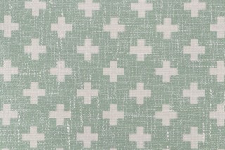 Novogratz Umbria Printed Chenille Decorator Fabric in Sage 