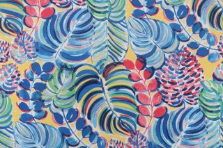 PK Lifestyles Beach Access Printed Polyester Outdoor Fabric in Calypso 