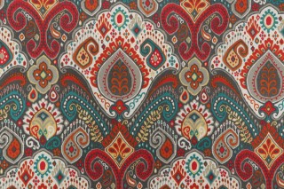 Waverly Boho Passage Printed Polyester Outdoor Fabric in Fiesta 