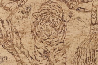 P Kaufmann Prowl Printed Cotton Drapery Fabric in Gold 
