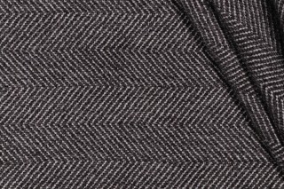Covington Lil Twill Woven Chenille Upholstery Fabric in 909-Carbon 
