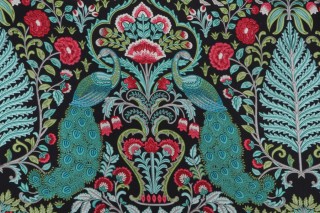 Covington Winthrop Printed Cotton Drapery Fabric in 429-Gemstone 
