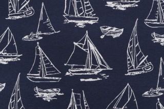 Covington Below Deck Woven Upholstery Fabric in 55-Navy 