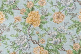 Covington Amesbury Printed Linen Blend Drapery Fabric in 503-Serenity 