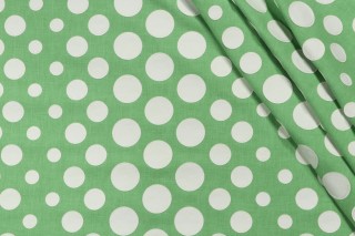 Hilary Farr Cirque Du Hilary Applique Embroidered Drapery Fabric in 282-Lime for Covington 
