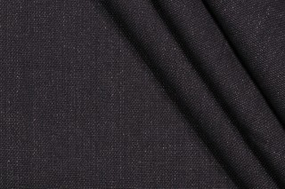 Sample of Covington Glynn Linen Decorator Fabric in 99-Charcoal Grey 