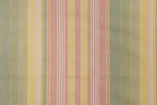 Scalamandre Stripe Printed Drapery Fabric in Pastel