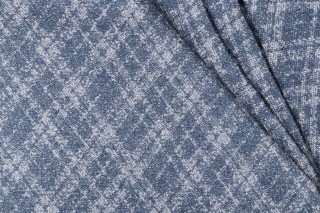 Silas Woven Upholstery Fabric in Blue