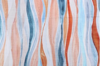 Hamilton Lodi Printed Cotton Drapery Fabric in Adobe