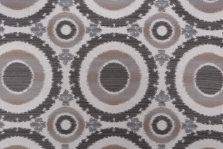 Sunbrella Suzani Woven Solution Dyed Acrylic Outdoor Fabric in Stone