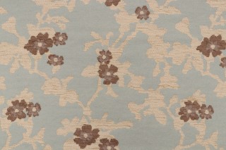 Ophelia Woven Chenille Tapestry Fabric in Sea Breeze