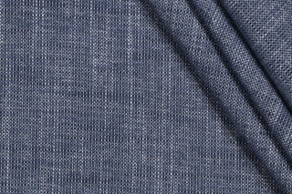 Talia Woven Upholstery Fabric in Indigo