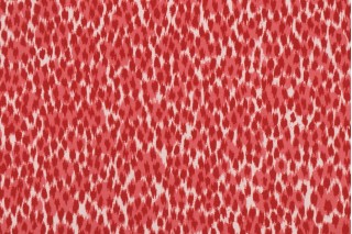 Kaufmann Arnaud Printed Cotton Twill Drapery Fabric in Cranberry
