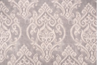 Covington Natalia Printed Linen Blend Drapery Fabric in 91-Smoke