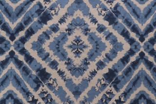 PK Lifestyles Valerian Tile Woven Upholstery Fabric in Sapphire
