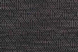 PK Lifestyles Woven Upholstery Fabric in Charcoal