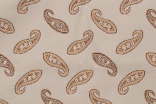 Robert Allen Anda Tapestry Upholstery Fabric in Chocolate