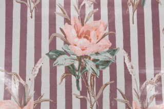 Fonthill St James Chintz Printed Polished Cotton Drapery Fabric for Scalamandre