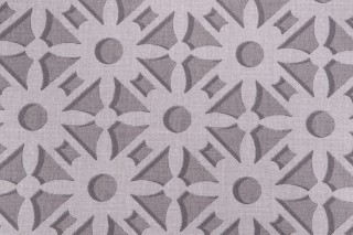 Magnolia Homes Nola Printed Cotton Drapery Fabric in Flannel