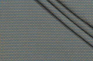 Scalamandre Armaturo Unito Woven Upholstery Fabric in Ocean Blue