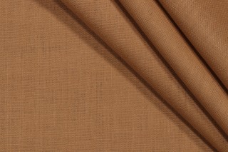 Scalamandre Woven Linen Decorator Fabric in Camel