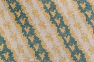 Scalamandre Woven Heavy-Weight Groispoint Wool Blend Upholstery Fabric in Teal
