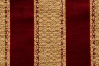 Scalamandre Avalon Velvet Upholstery Fabric in Red