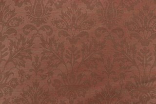 Scalamandre Alexandrine Damask Decorator Fabric in Cardinal Moss