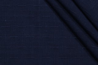 Scalamandre Woven Decorator Fabric in Navy