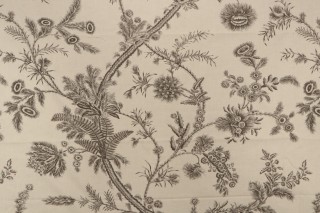 Grey Watkins Languedoc Hand-Printed Drapery Fabric for Scalamandre