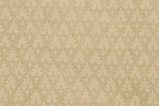 Scalamandre Printed Cotton Drapery Fabric in Sand