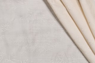 Scalamandre Toile Jacquard Drapery Fabric in Tusk