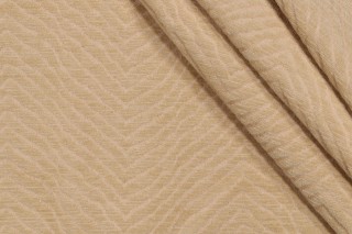 Scalamandre Sahara Woven Chenille Upholstery Fabric in Beige