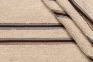 1 Yard Old World Weavers Riviera Woven Upholstery Fabric in Sand for Scalamandre