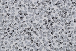 Scalamandre Windor II Printed Drapery Fabric in Multi on Grey